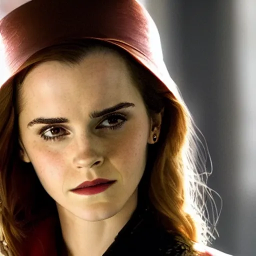 Image similar to Still of Emma Watson as Scarlett Witch