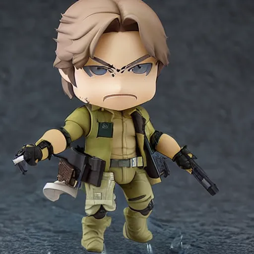 Image similar to big boss metal gear solid 3 d octane render, nendoroid, photo realistic