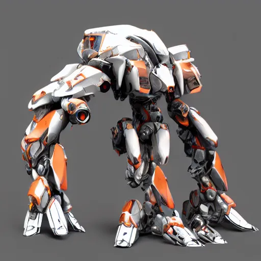 Image similar to very symmetrical!! armored crab concept mecha suit from anthem video game, by miguel angel martinez monje, by vitaly bulgarov, by yoji shinkawa, by joss nizzi, by shoji kawamori, horizon zero dawn, bioware, mecha, deviantart, artstation, marmoset toolbag render, unreal engine