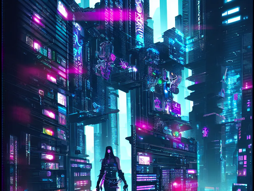 Image similar to epic card scans, cyberpunk style highly detailed, digital art,