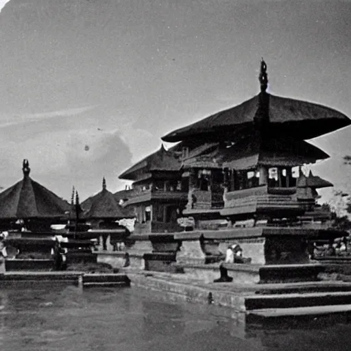 Prompt: denpasar bali 1 9 4 7