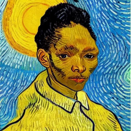 Prompt: van gogh painting of a willow smith