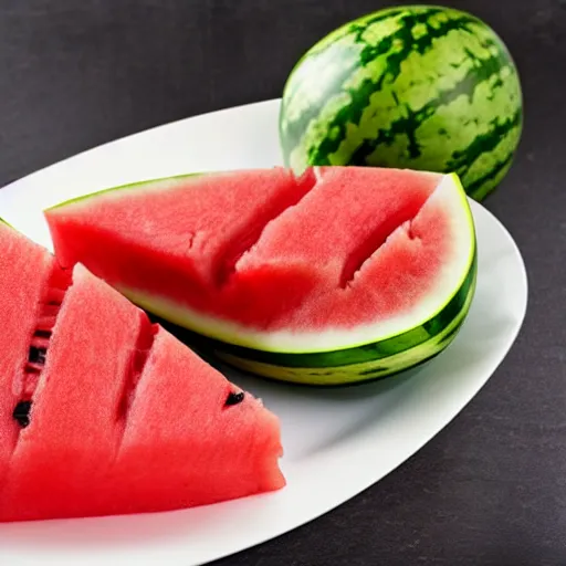 Prompt: Watermelon steak