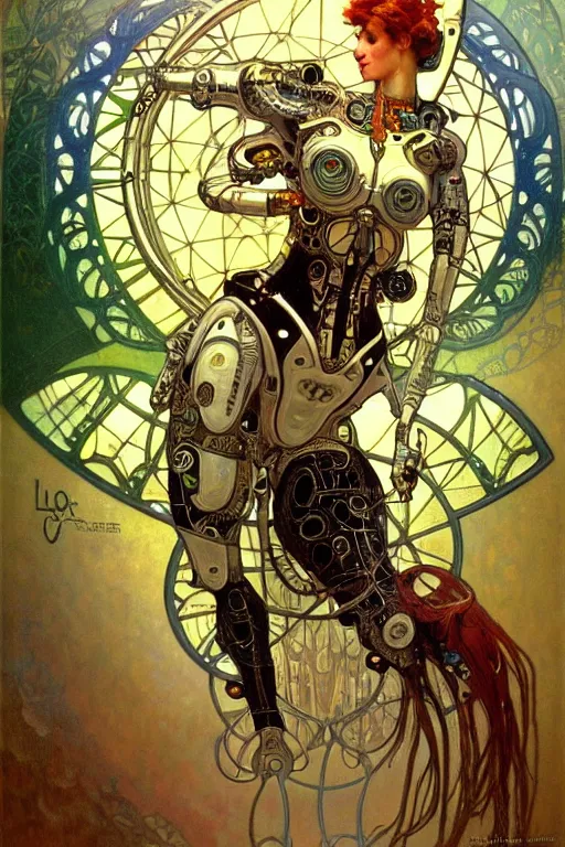 Image similar to cyborg cow, intricate, futuristic, fantasy, elegant, thomas kindkade, alphonse mucha, loish, norman rockwell,