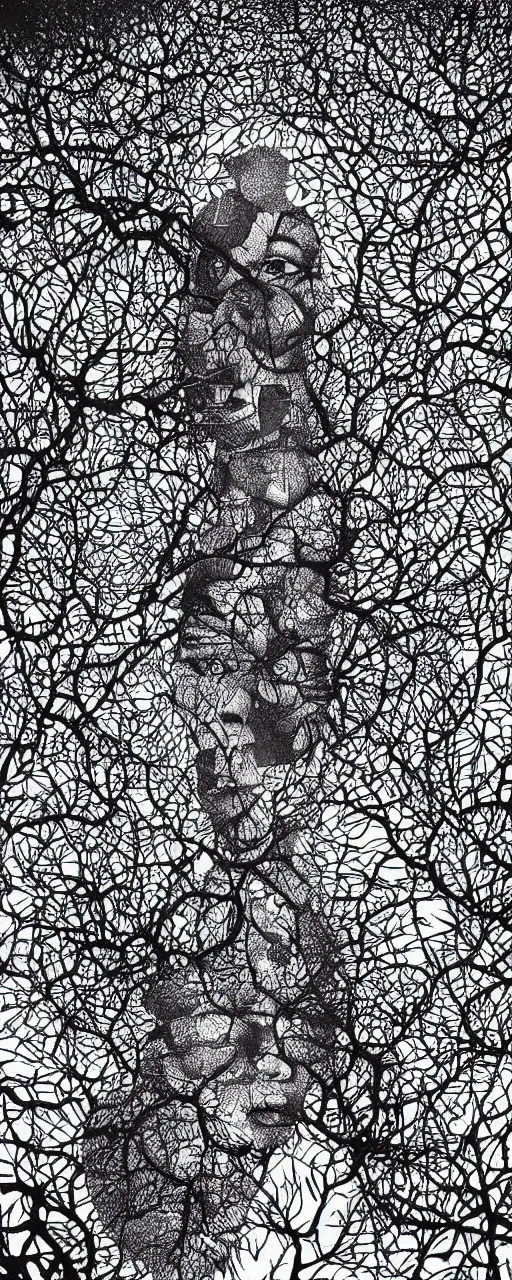 Image similar to cell shaded optical illusion by dan hillier and ikeda royji