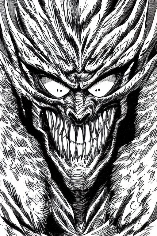 Image similar to beast man, highly detailed, digital art, sharp focus, trending on art station, kentaro miura manga art style