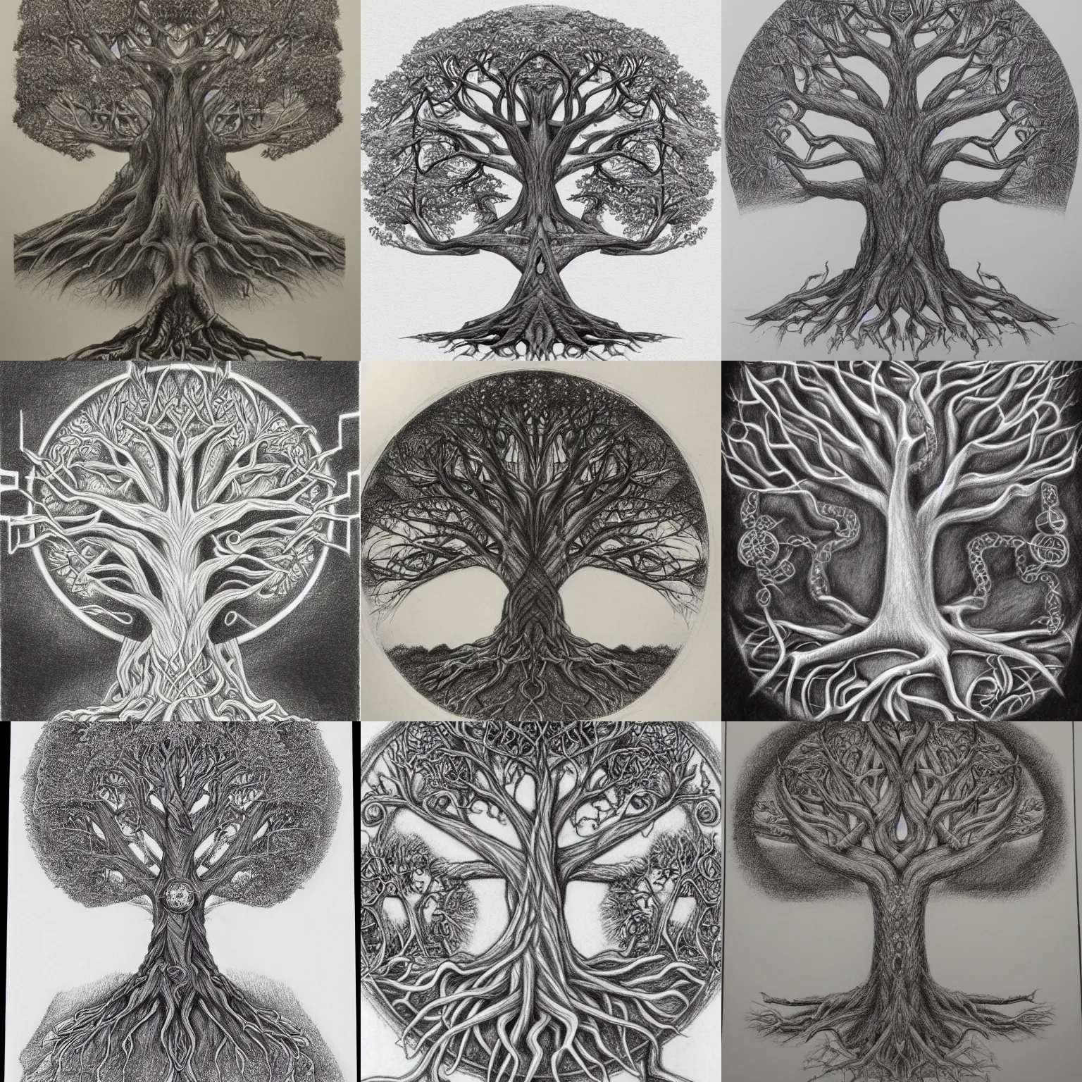 Tree Pencil Drawing Art Print, Tree Art Print, Oak Tree, Old Tree Art, Tree  Branch Art, Tree Wall Art, Tree Illustration, Tree Lover Gift - Etsy