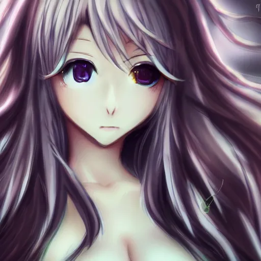 Image similar to anime girl, HD anime art, highly detailed, trending on Pixiv