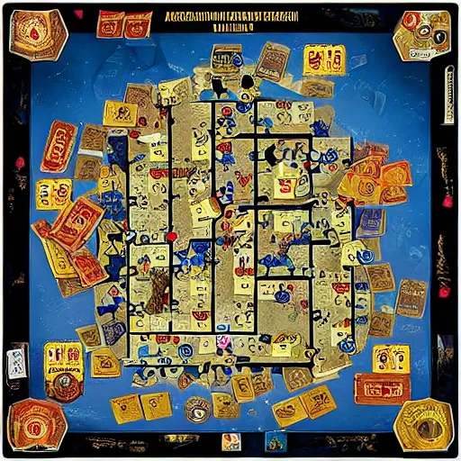 The Most Complicated Board Game Ever Made Extremely Stable Diffusion 