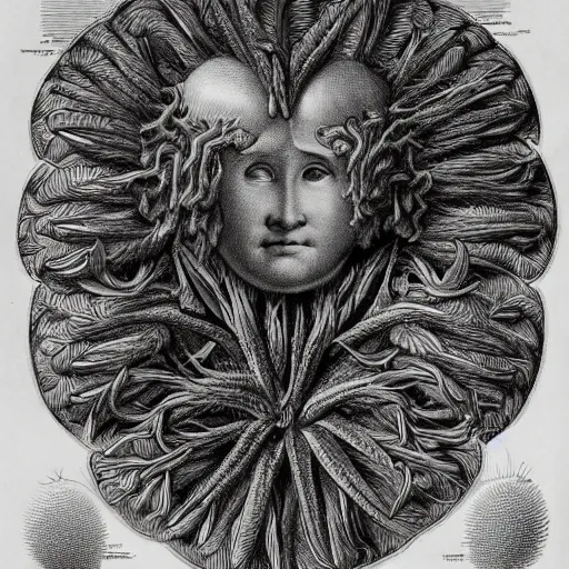 Image similar to Detailed drawing of catae blanchet From Art Forms in Nature by Ernst Haeckel