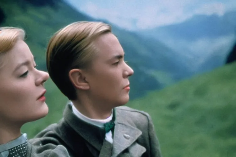 Image similar to still image from the sound of music by wong kar wai, ultra detailed, finely detailed