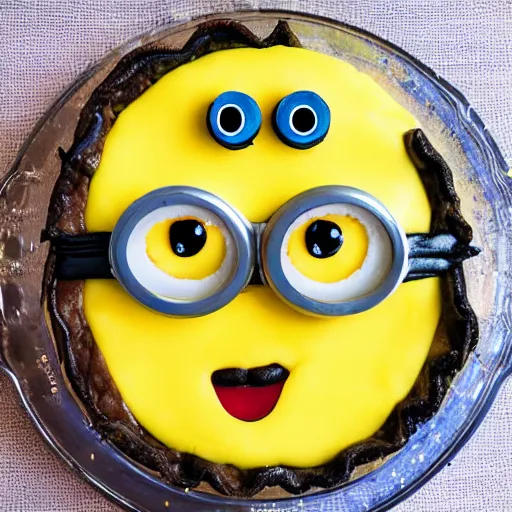 Prompt: minion pie