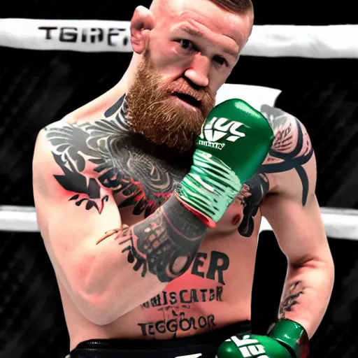 Image similar to conor mcgregor vs battlebot