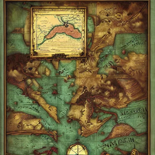 Image similar to a map to a secret treasure