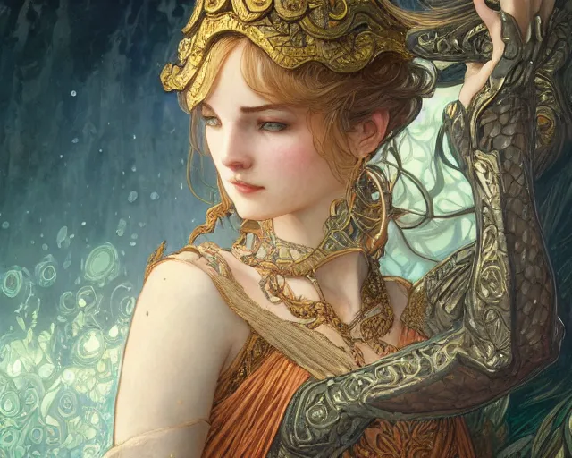 Image similar to photography of walter crane, deep focus, d & d, fantasy, intricate, elegant, highly detailed, digital painting, artstation, concept art, matte, sharp focus, illustration, hearthstone, art by artgerm and greg rutkowski and alphonse mucha