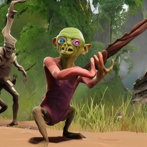 Image similar to Gollum fortnite battle royale