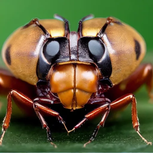 Prompt: a presidential portrait of a potato bug