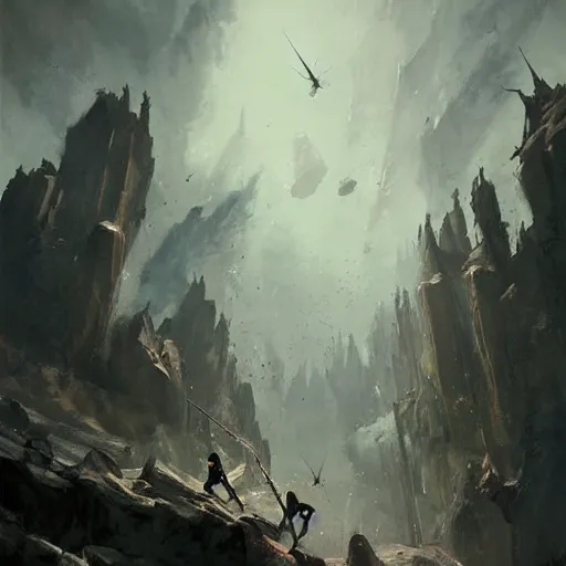 Prompt: flying v guitar in hand of man by greg rutkowski