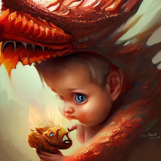 Image similar to dragon baby, cute, adorable, breathing out visably, smooth chinese dragon, big eyes, by stanley artgerm lau, wlop, rossdraws, james jean, andrei riabovitchev, marc simonetti, and sakimichan, trending on artstation