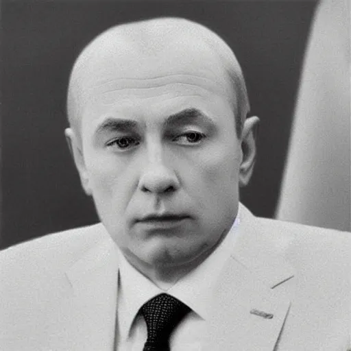 Image similar to “Kurt Kobain the president of the Russian Federation, detailed photo”