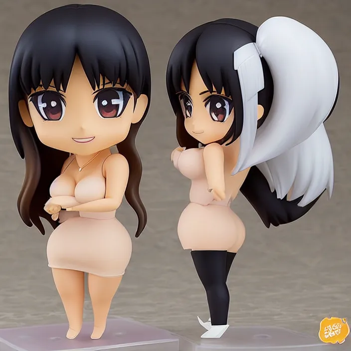 Image similar to kim kardashian, an anime nendoroid of kim kardashian, figurine, detailed product photo