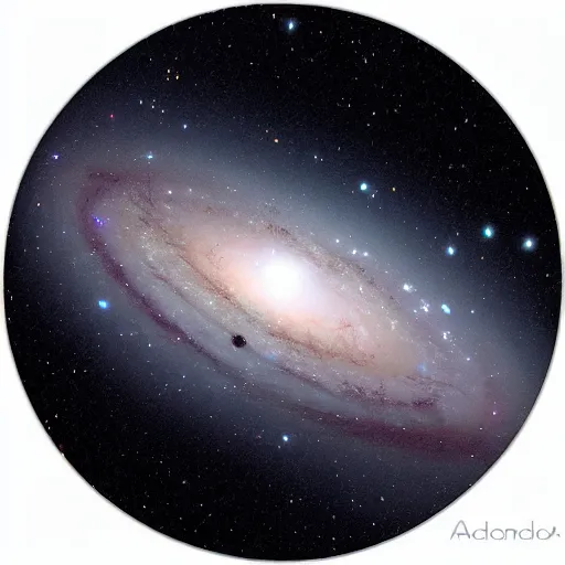 Image similar to andromeda galaxy