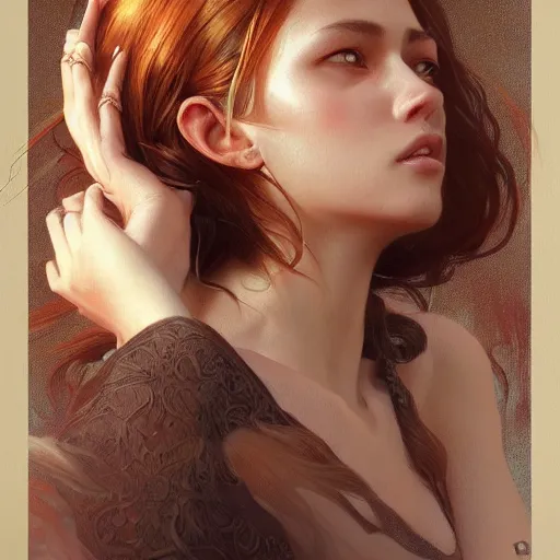 Image similar to ultra realistic illustration, alissa malono, intricate, elegant, highly detailed, digital painting, artstation, concept art, smooth, sharp focus, illustration, art by artgerm and greg rutkowski and alphonse mucha and wlop