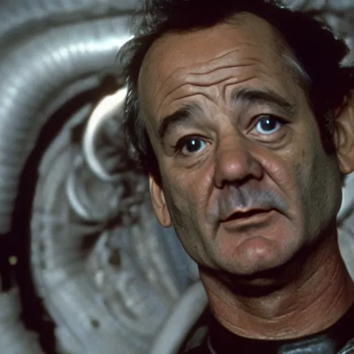 Image similar to bill murray in alien 2