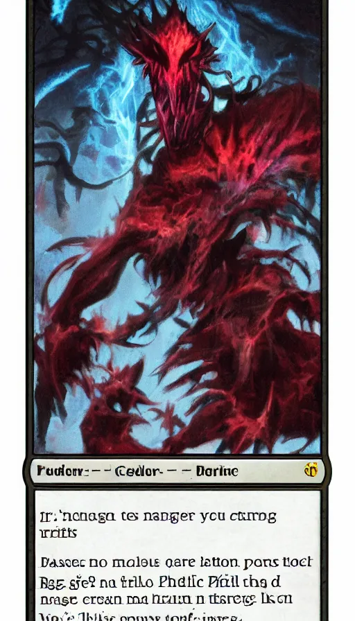 Image similar to rage, from magic the gathering