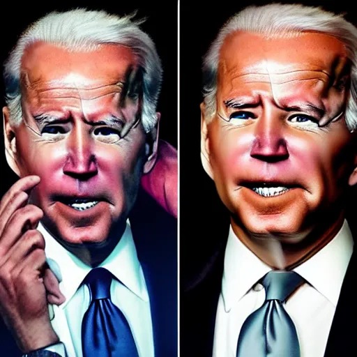 Prompt: joe biden, degloving, skin sloughing off, brutal, krokodil, flesh eating, teeth, skull visible