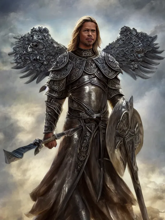 male angel warrior armor