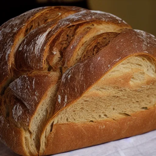 Image similar to photo of a bread monster