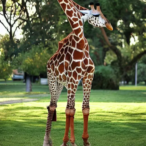 Image similar to giraffe dressed as elvis presley,