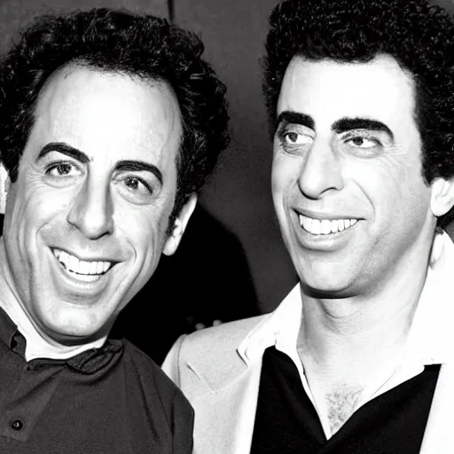 Image similar to jerry seinfeld and cosmo kramer