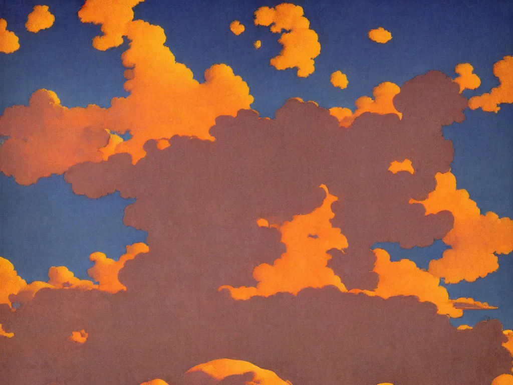 Prompt: 🌅 by maxfield parrish