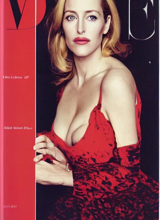 Image similar to a portrait of gillian anderson by mario testino, head shot, award winning, cover of vogue 1 9 6 7, sony a 7 r