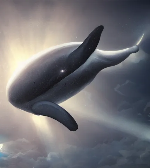 Image similar to whale - shaped spaceship. realism art, high detailed, fine art, trending on artstation, smooth draw, perfect lightning, sharp focus.