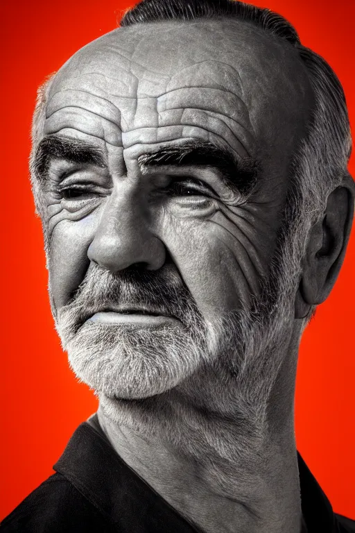 Image similar to 📷 sean connery is corn, made of food, head portrait, dynamic lighting, 4 k