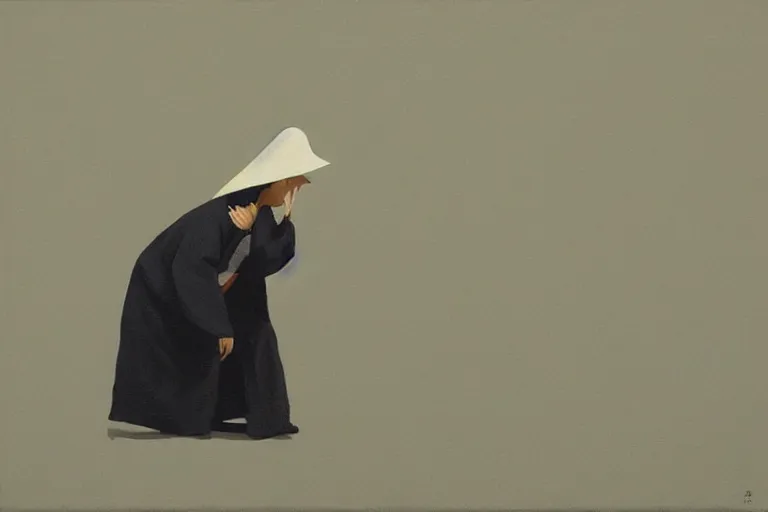 Image similar to samurai in raven - shaped hat artwork by tim eitel