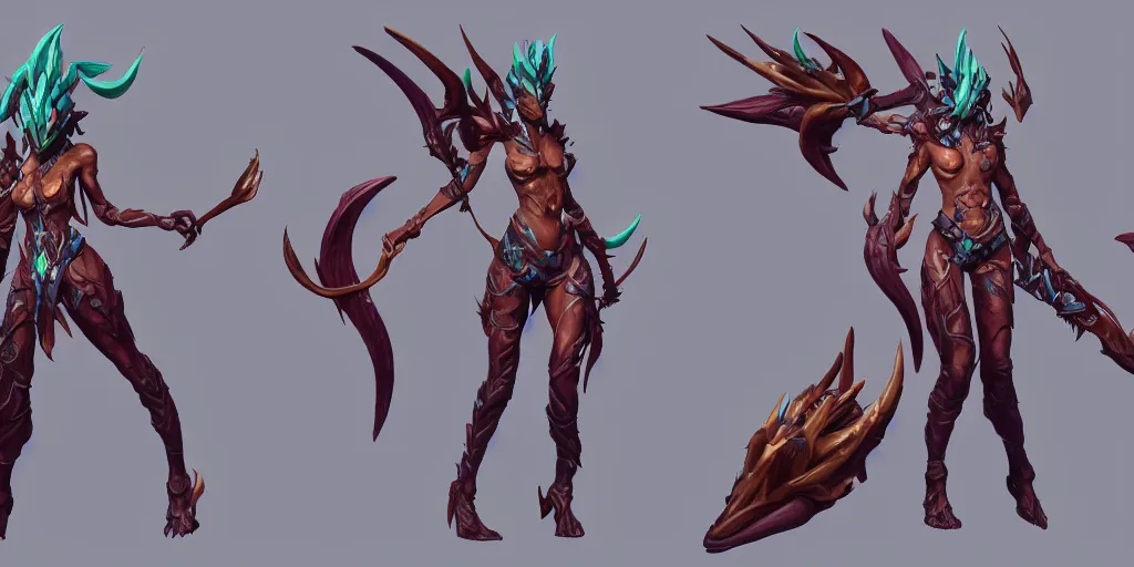 Prompt: wild rift skins concept art of Ocean Song Akali (wild rift). 3d render, octane render, realistic, highly detailed, trending on artstation, 4k, trending on artstation, pixar, cgsociety, unreal engine 5, redshift render, trending on artstation, blender, behance, cg