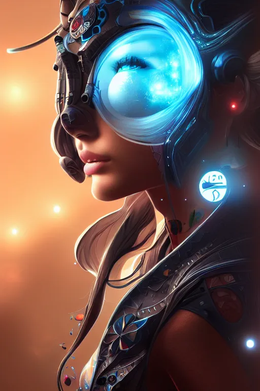 Image similar to beautiful scientist, sci - fi, utopian splash art, art by artgerm, intricately detailed, highly detailed, trending on artstation, 4 k, wallpaper - 1 0 2 4