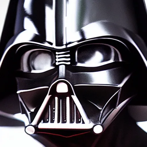 Image similar to close up of darth vader,