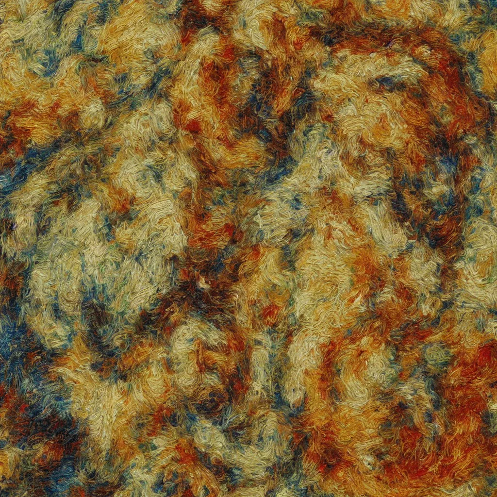 Prompt: texture extremely knotted mess of knitting wool high relief painting ,in the style of the old masters, painterly, thick heavy impasto, expressive impressionist style, painted with a palette knife