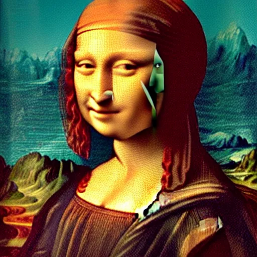 Anime Monalisa, Digital Arts by Melih Ortatepe