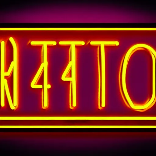 Prompt: neon sign with inscription'error 4 0 4'in retro style, photography, ultra detailed, cinematic