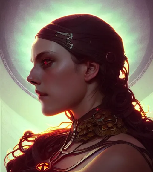 Prompt: symmetry ( wanda maximoff ) ultra detailed, intricate, dynamic lighting, digital art, digital painting, art station, wlop, sharp focus, illustration, art by artgerm and greg rutkowski and alphonse mucha