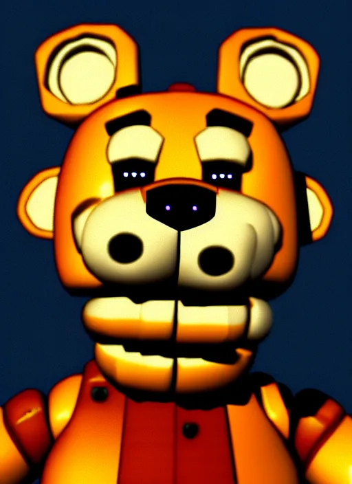 Image similar to portrait of freddy fazbear from five nights at freddy's