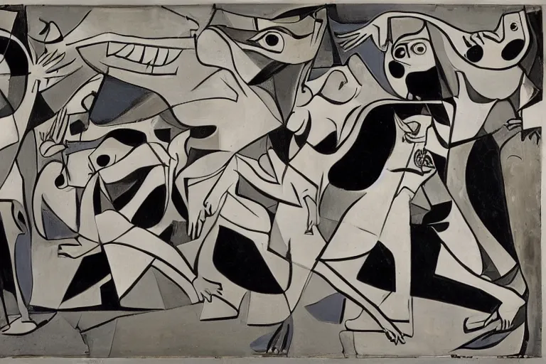 Image similar to guernica