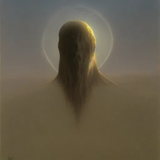 Image similar to halo ring from the game halo, zdzisław beksinski