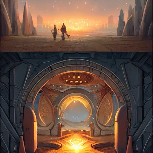 Prompt: stargate by andreas rocha